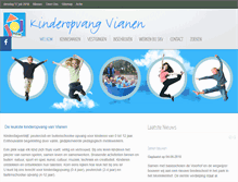 Tablet Screenshot of kinderopvangvianen.nl